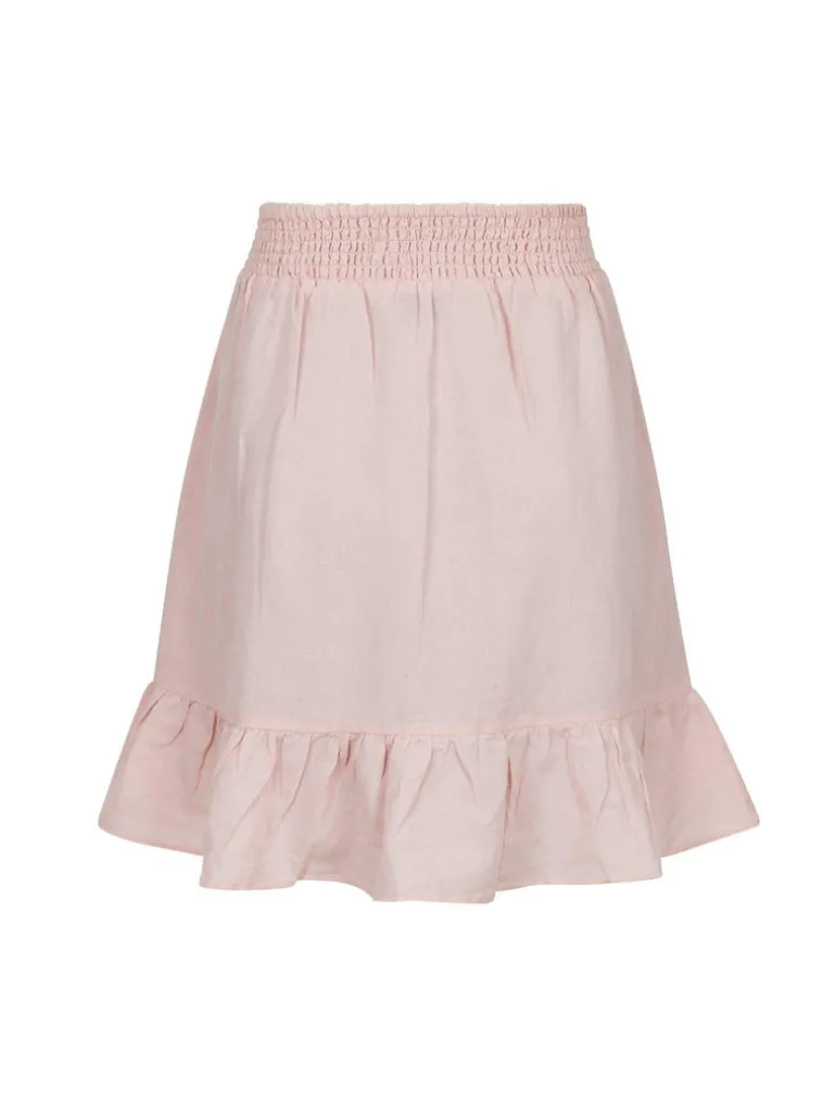 Bekka Linen Skirt Rose Smoke