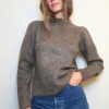Bella Mohair Sweater Taupe