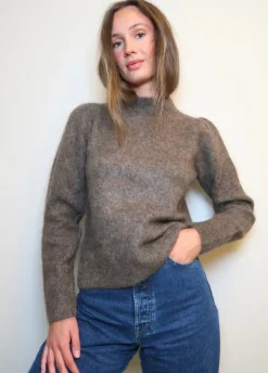Bella Mohair Sweater Taupe