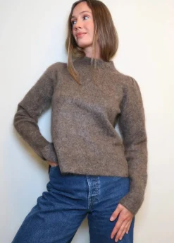 Bella Mohair Sweater Taupe