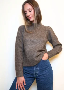 Bella Mohair Sweater Taupe