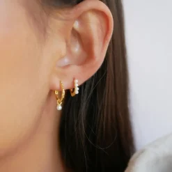 Belle Hoops Pearl