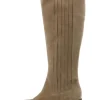 Biacarol Chelsea Knee High Boot Oily Suede Sand