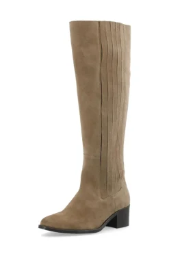 Biacarol Chelsea Knee High Boot Oily Suede Sand