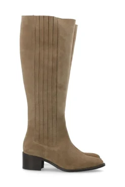 Biacarol Chelsea Knee High Boot Oily Suede Sand