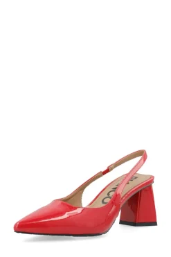 Biamaralyn Slingback Patent Red