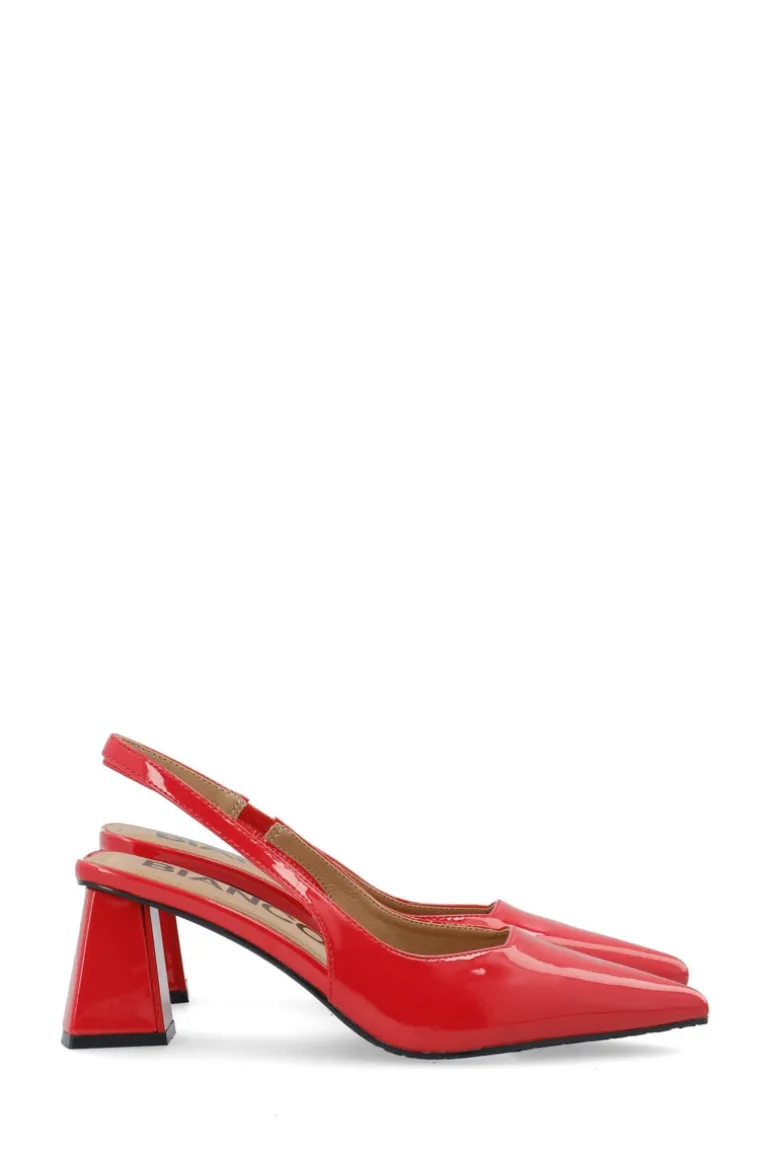 Biamaralyn Slingback Patent Red