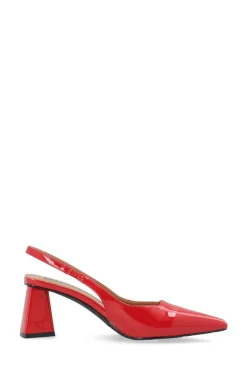 Biamaralyn Slingback Patent Red