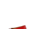 Biavictoria Buckle Ballet Flat Red Nappalak
