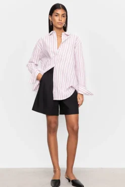 Bibi Crepe Shirt Terracotta