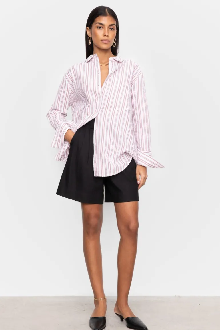 Bibi Crepe Shirt Terracotta