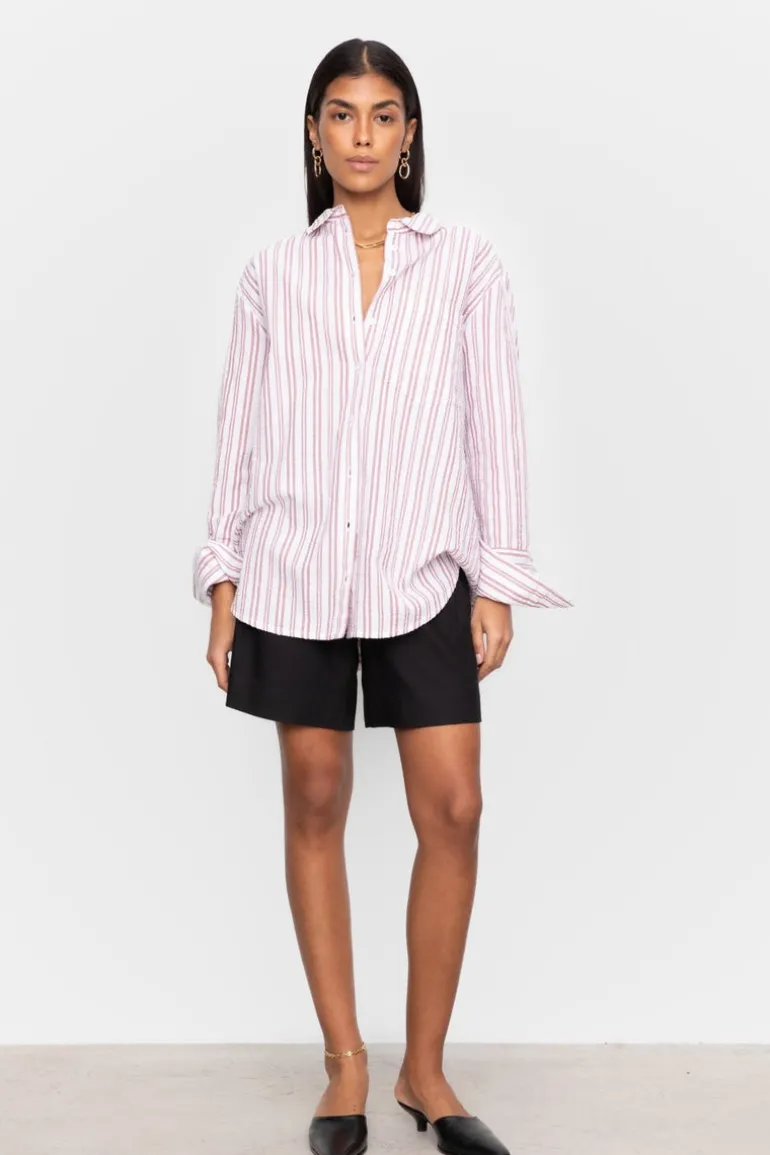 Bibi Crepe Shirt Terracotta