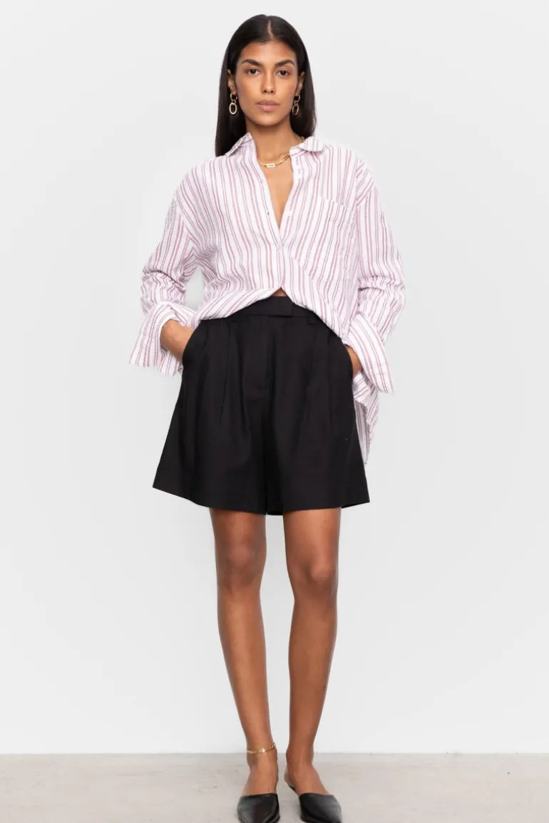 Bibi Crepe Shirt Terracotta