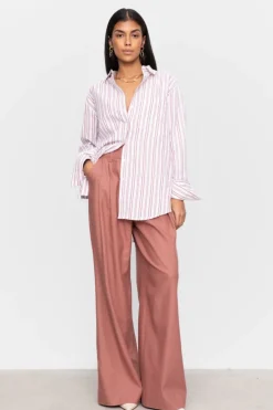 Bibi Crepe Shirt Terracotta