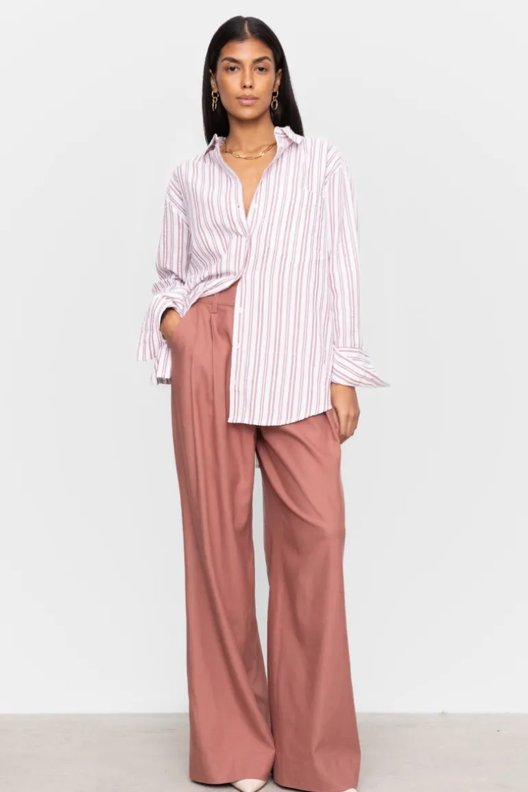 Bibi Crepe Shirt Terracotta