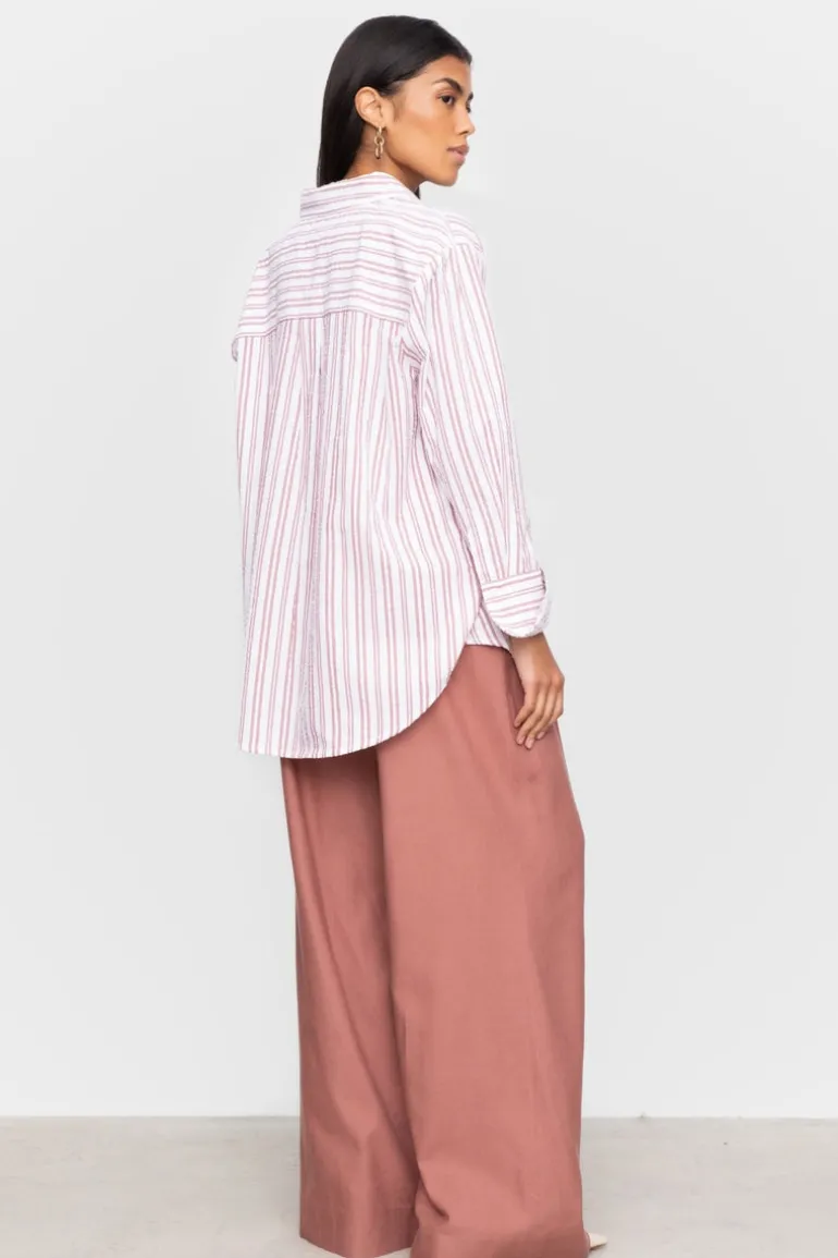 Bibi Crepe Shirt Terracotta