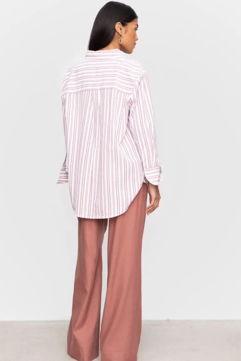Bibi Crepe Shirt Terracotta