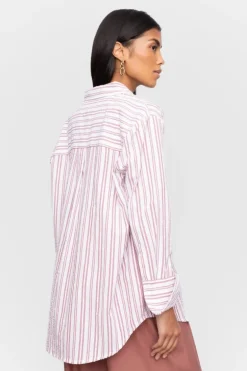 Bibi Crepe Shirt Terracotta