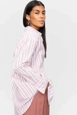 Bibi Crepe Shirt Terracotta