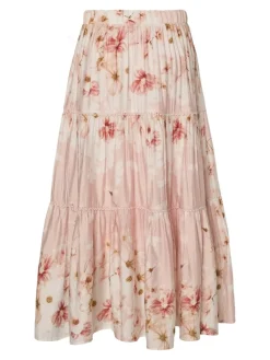 Billa Hw Ankle Skirt Chintz Rose Billa Aop