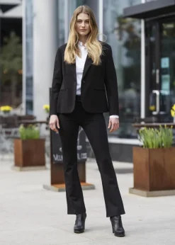 Black Cecilia Flared Trouser