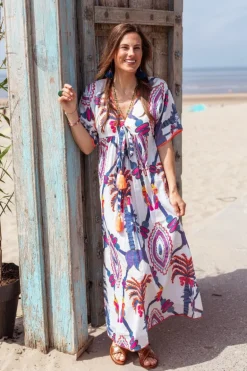 Blue Bird Long Dress Rosa
