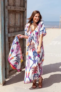 Blue Bird Long Dress Rosa