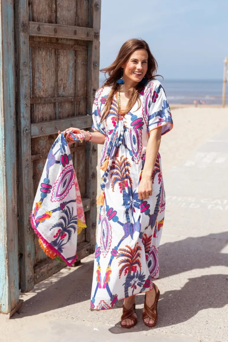 Blue Bird Long Dress Rosa