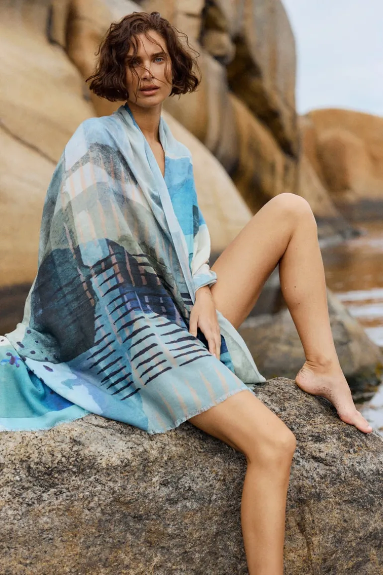 Blue Valley Scarf Multi