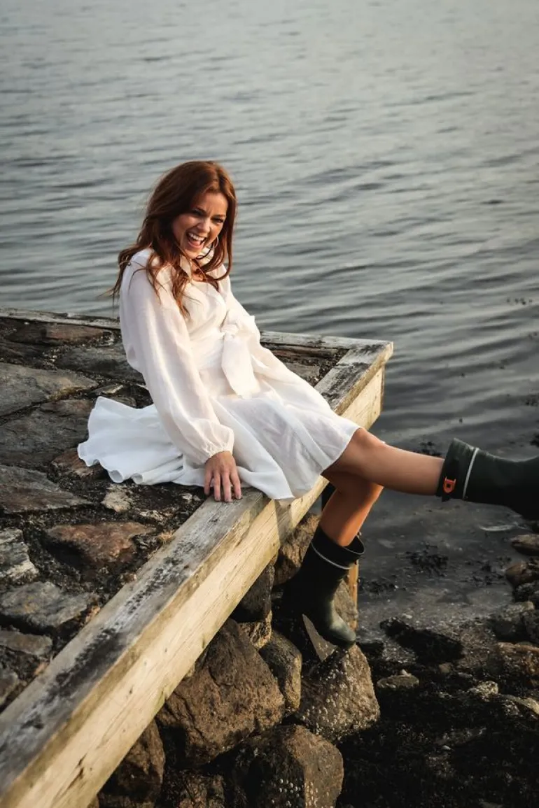 Bon Weekend Dress White