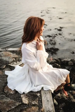Bon Weekend Dress White