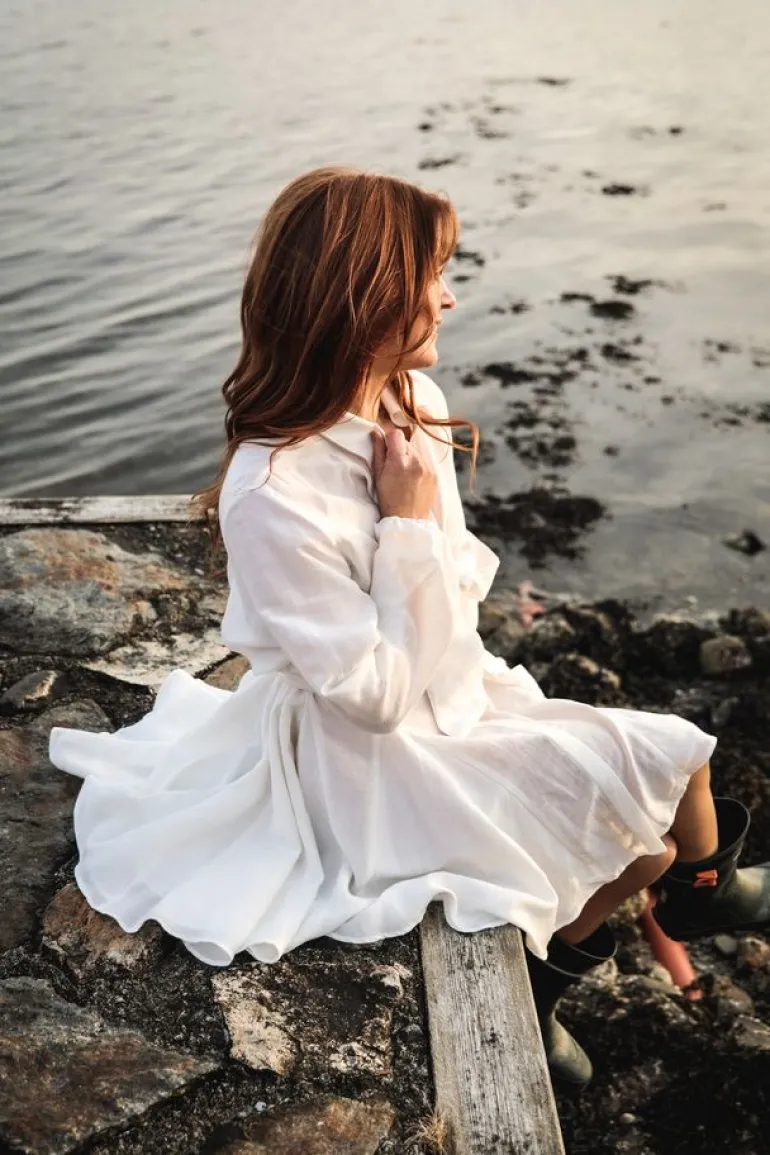 Bon Weekend Dress White