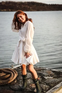 Bon Weekend Dress White