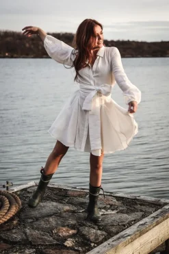 Bon Weekend Dress White