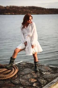 Bon Weekend Dress White