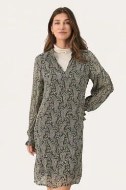 Botellapw Dress Rosin Paisley Print