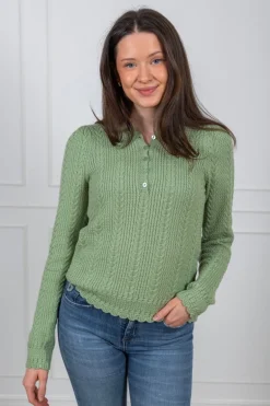 Bridget Pullover Pale Green