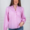 Brielle Stripe Shirt Light Pink