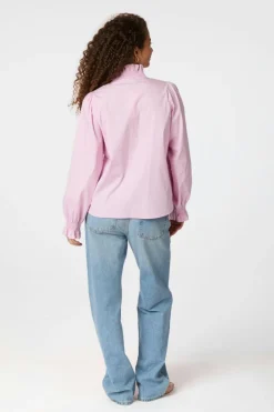 Brielle Stripe Shirt Light Pink