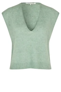 Camryn Knit Vest Slate Green