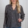 Carisa Blouse Iron Gate