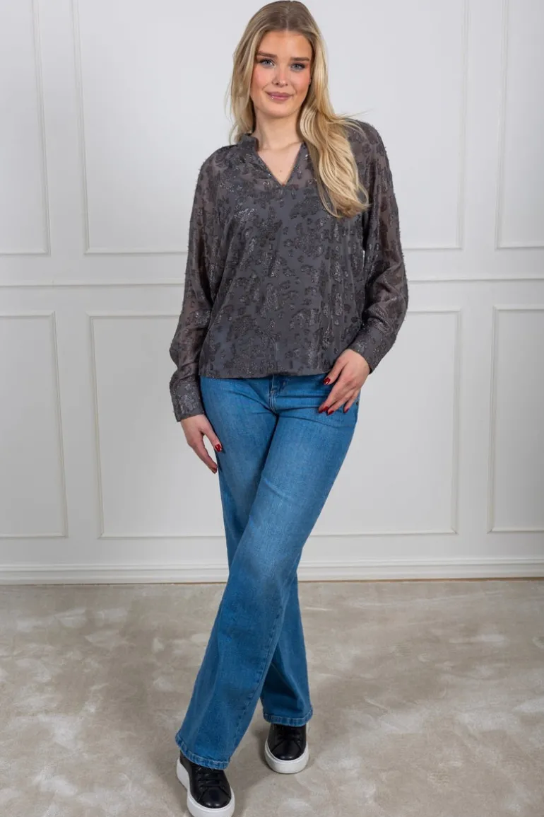 Carisa Blouse Iron Gate