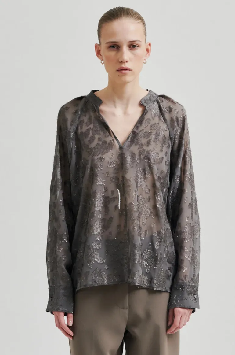Carisa Blouse Iron Gate