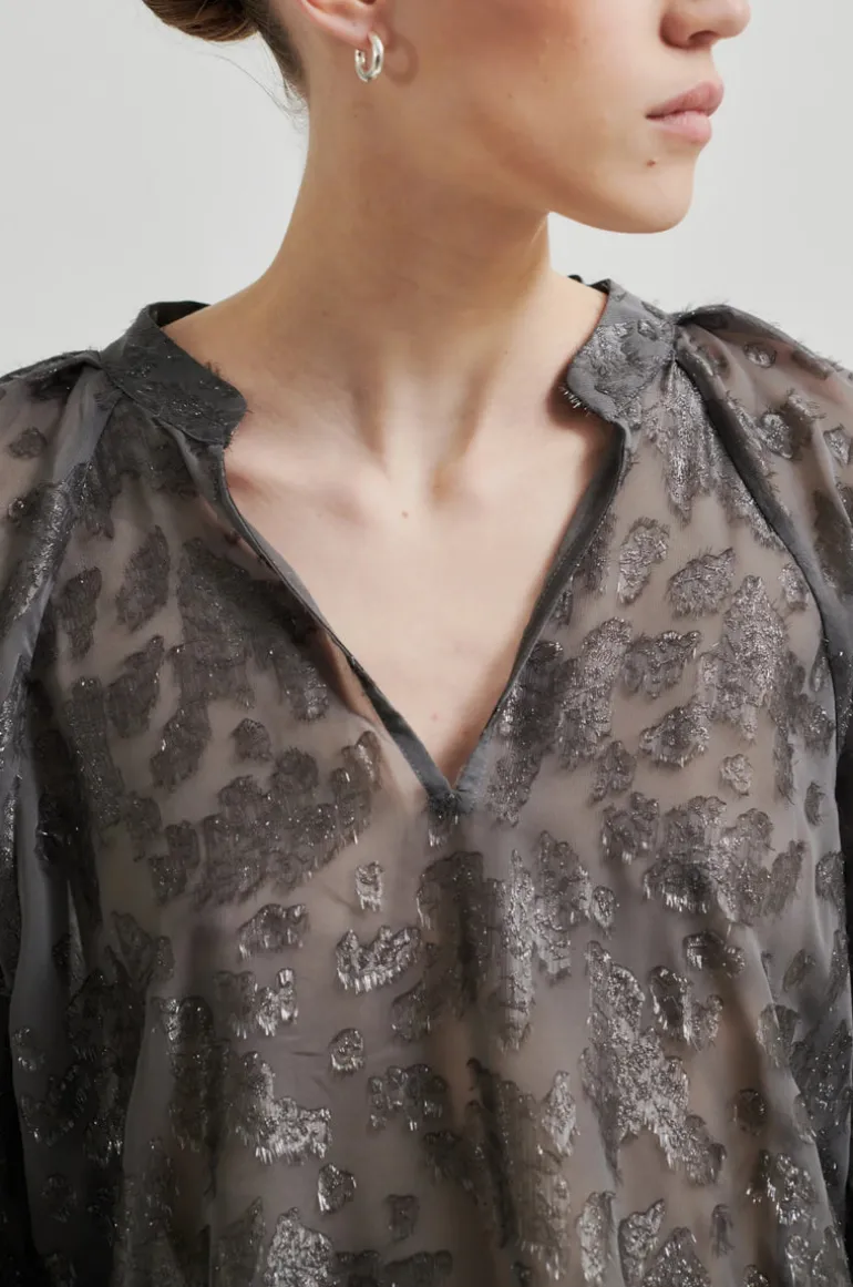 Carisa Blouse Iron Gate