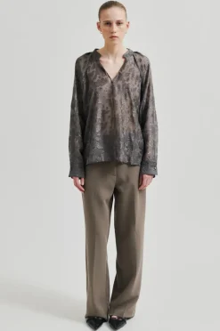 Carisa Blouse Iron Gate