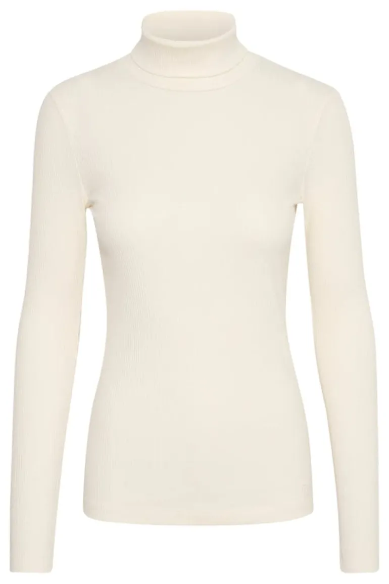 Dagnaiw Rollneck Ls Whisper White