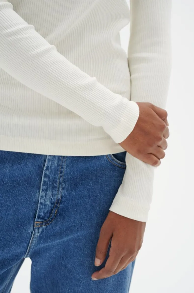 Dagnaiw Rollneck Ls Whisper White