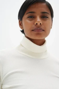Dagnaiw Rollneck Ls Whisper White