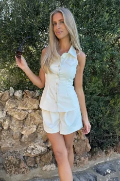 Daisy Top White