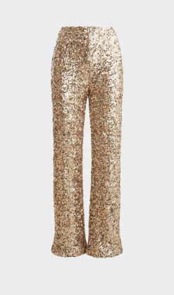 Dali Sequin Trouser Champagne